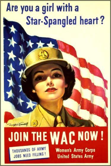 Women and the War 275,000 women served in the military Women s Army Corps