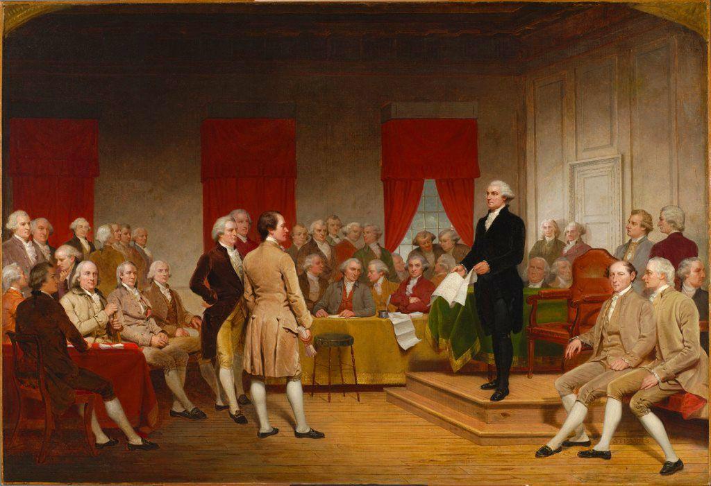 The Convention Organizes The delegates chose George Washington to lead the meetings. Delegates also decided that each state would have one vote on all questions.