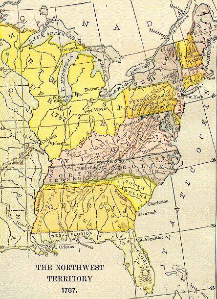 Northwest Ordinance of 1787 It divided the Northwest Territory into smaller territories.