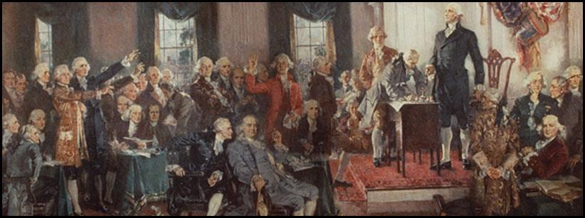 The Constitution was based on the principle of popular sovereignty, or rule by the people.