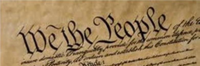 The Preamble We the People of the United States, (power comes from the people, not the states) in Order to form a more perfect Union, (to improve the government) establish Justice, (have a fair