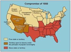 They also had to decide what to do with all of the territory won in the Mexican War. In 1850, another compromise was made. Compromise of 1850?