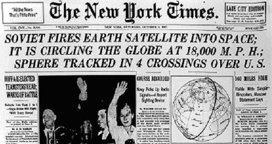 The Soviets Launch Sputnik, 1957 Sputnik was the world s first artificial satellite to be