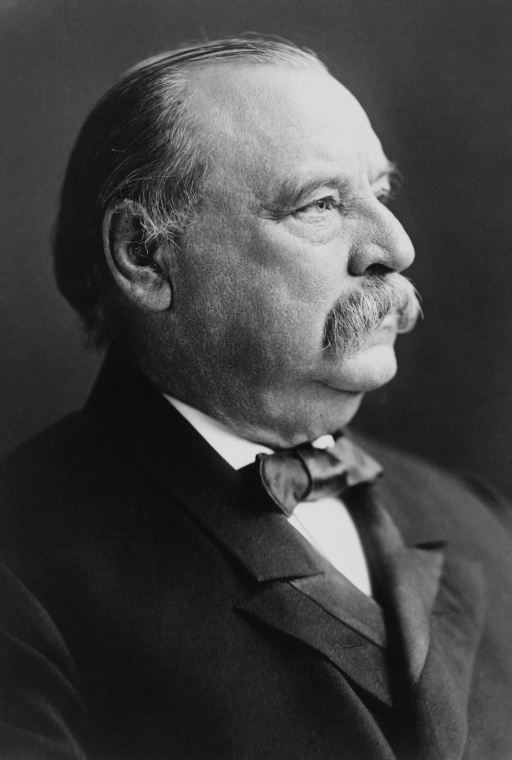 Democrat Grover Cleveland narrowly won in 1888 the thanks to divisions within the Republican Party.