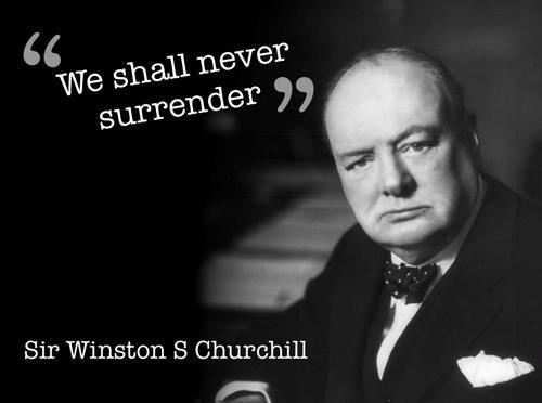 No Surrender Audio / video of Winston Churchill s famous speech
