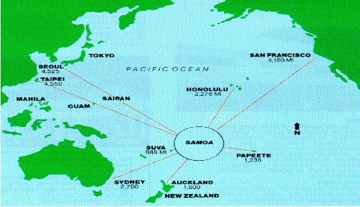 U.S. v Germany in Samoa US, Britain, & Germany all competed for control of the Samoan Islands in the Pacific After attempts to settle their disputes peacefully failed in 1887, war seemed imminent &