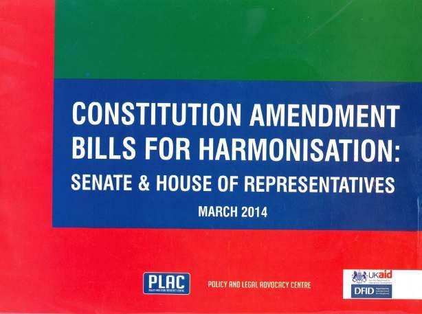 Constitution Amendment Bills
