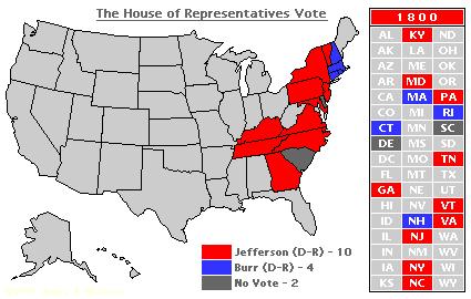 I. 35 ballots were cast and the election was still tied The Election Results I Alexander Hamilton urged Federalist not to vote for Burr A.