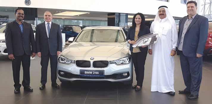 10 QATAR, Al-Raya readers receive Mini Cooper, BMW cars By Joey Aguilar Staff Reporter readers Beena George and Anil K Eldhose, Indian expatriates from the southern state of Kerala who won the Al-
