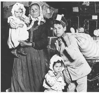 Ellis Island poverty and political instability were common in their home countries, the new immigrants were likely to be poor.