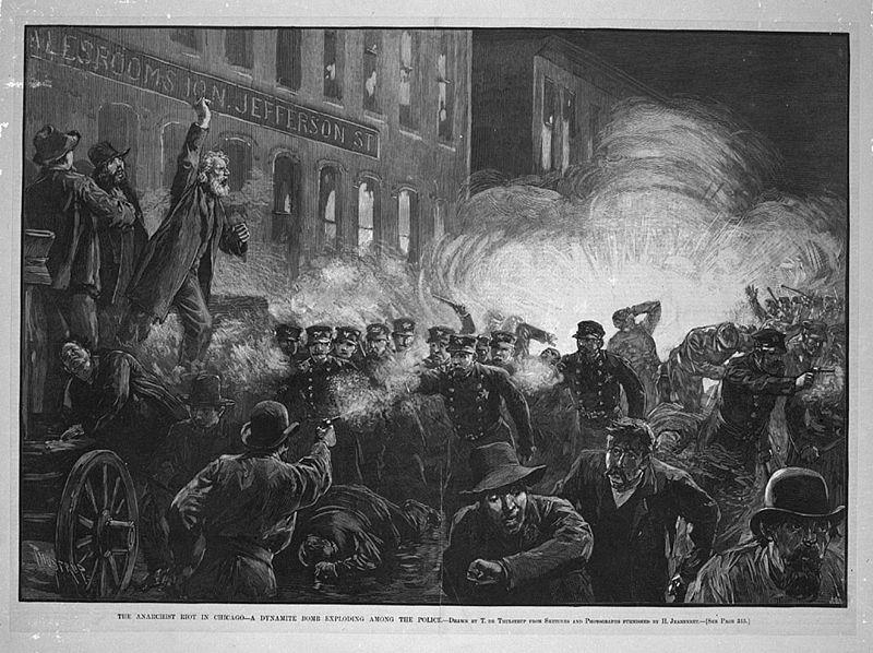 Great Strike - 1877 Work stoppage: Violent Strikes Federal : Haymarket Riot 1886 3000 gather in Chicago to :