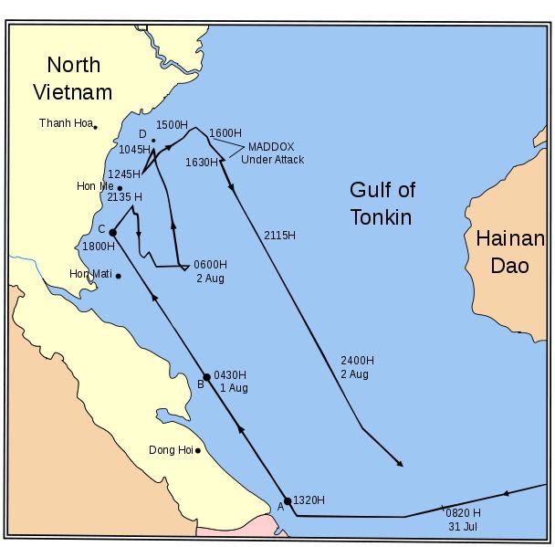 JOHNSON S PRESIDENCY Gulf of Tonkin Incident: 1964 US ship engaged three Vietnamese submarines while collecting intelligence No American causalities, only mild damages to one aircraft carrier Led