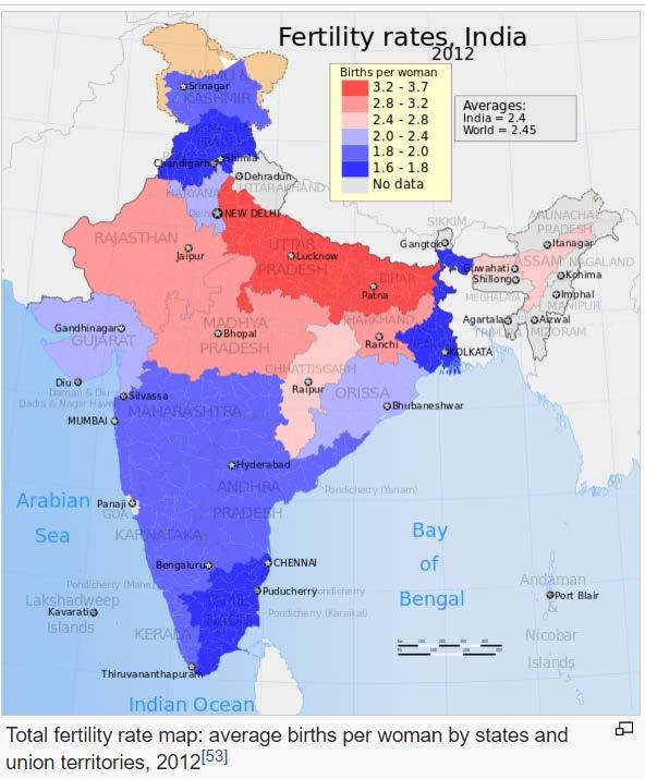 Case Studies: India Early efforts at lowering population growth were unsuccessful because of poor planning, inefficiency, low status of women,