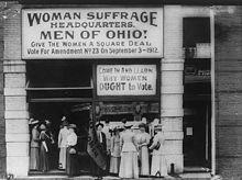 Suffrage is the right to vote.