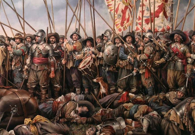 The English Civil War The civil war that followed lasted from 1642 to 1651. Like the Fronde that occurred about the same time in France, the English Civil War posed a major challenge to absolutism.