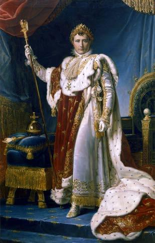 Napoleon Reforms France At Napoleon's coronation, he placed the crown on his own head to show that he was the source of his own power, not the pope Napoleon consolidated his power by strengthening