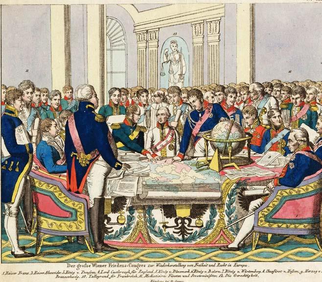 The Congress of Vienna After Waterloo, diplomats and heads of state again sat down at the Congress of Vienna.