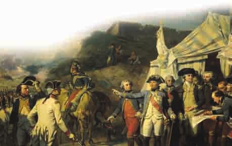 The American Revolution Continues At first, the American cause looked bleak. The British had a large number of trained soldiers, a huge fleet, and greater resources.