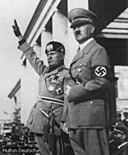 Hitler and Mussolini Germany/Italy