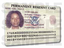 status  status A number Date you became a Permanent Resident