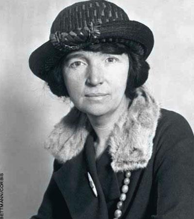 Margaret Sanger 1879 1966 Nurse Believed that large families led to poverty and to fewer opportunities for women Began to promote