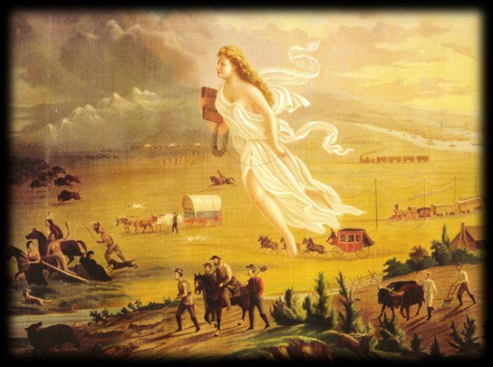 Manifest Destiny: Reflected both the burgeoning pride that characterized American nationalism in the mid-nineteenth century and the idealistic vision of the social perfection that fueled so much of