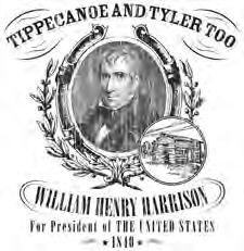 Election of 1840 s William Henry Harrison Tippecanoe runs against Van Buren an s End of the Jackson Era and the Democratic dominance rise