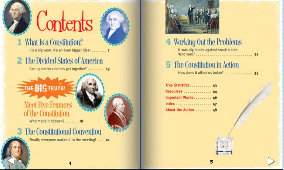 Trueflix contains these six books which support the New York State Social Studies Standards on United States Government for 5th