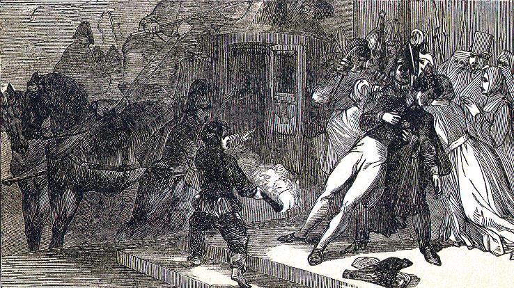 France: in 1820, the Duke of Berri, (heir to the throne) was murdered by an assassin King Louis XVIII responded with repressive measures