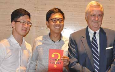 DISTINGUISHED PUBLIC LECTURE SERIES Dr Kent Calder (left) at the launch of his book, Singapore: Smart City, Smart State, 19 January 2017 1.
