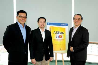 LAUNCH OF BOOK COMMEMORATING 50 YEARS OF ASEAN To commemorate 50 years of ASEAN, Mr Eddie Lim, Senior Fellow and Head of IDSS Military Studies Programme, and Dr Daniel Chua, Asst Prof and RSIS Deputy