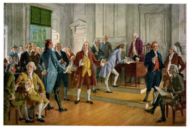 July 1-4 Congress debates and revises the Declaration of Independence.