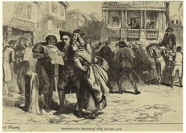Angry colonists participated in actions in opposition to the act