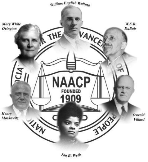 National Association for the Advancement of Colored People (NAACP) in 1909 to fight for black