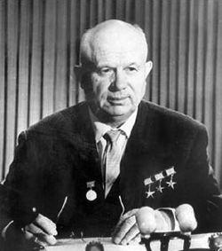 5th) Nikita Khrushchev (1894-1971) General Secretary of Party (7/53-10/64) Ends the forced labor camps Condemns Stalinist programs There seem to