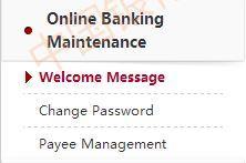 Online Banking Maintenance Within the