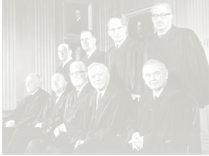 LBJ s Great Society Warren Court Brown: separate inherently unequal Baker and Reynolds: one person, one vote through reapportionment Mapp : 4 th amend, exclusionary rule Gideon and