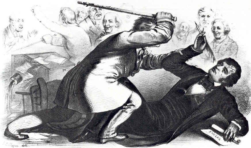 The Caning of Senator Sumner (1856) Senator Charles Sumner of Massachusetts was an avowed Abolitionist and leader of the Republican Party.