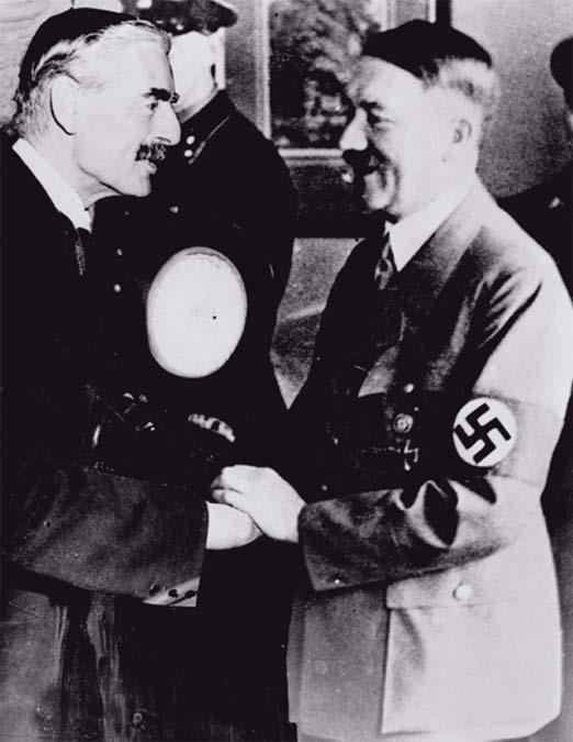 Section 1 The appeasement of Hitler continued with the Munich Pact.