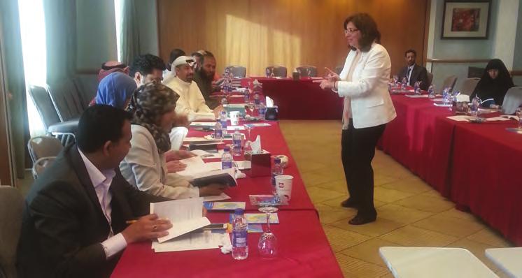 A training for Civil Society on international mechanisms for the protection of human rights - Kuwait, April 2014.