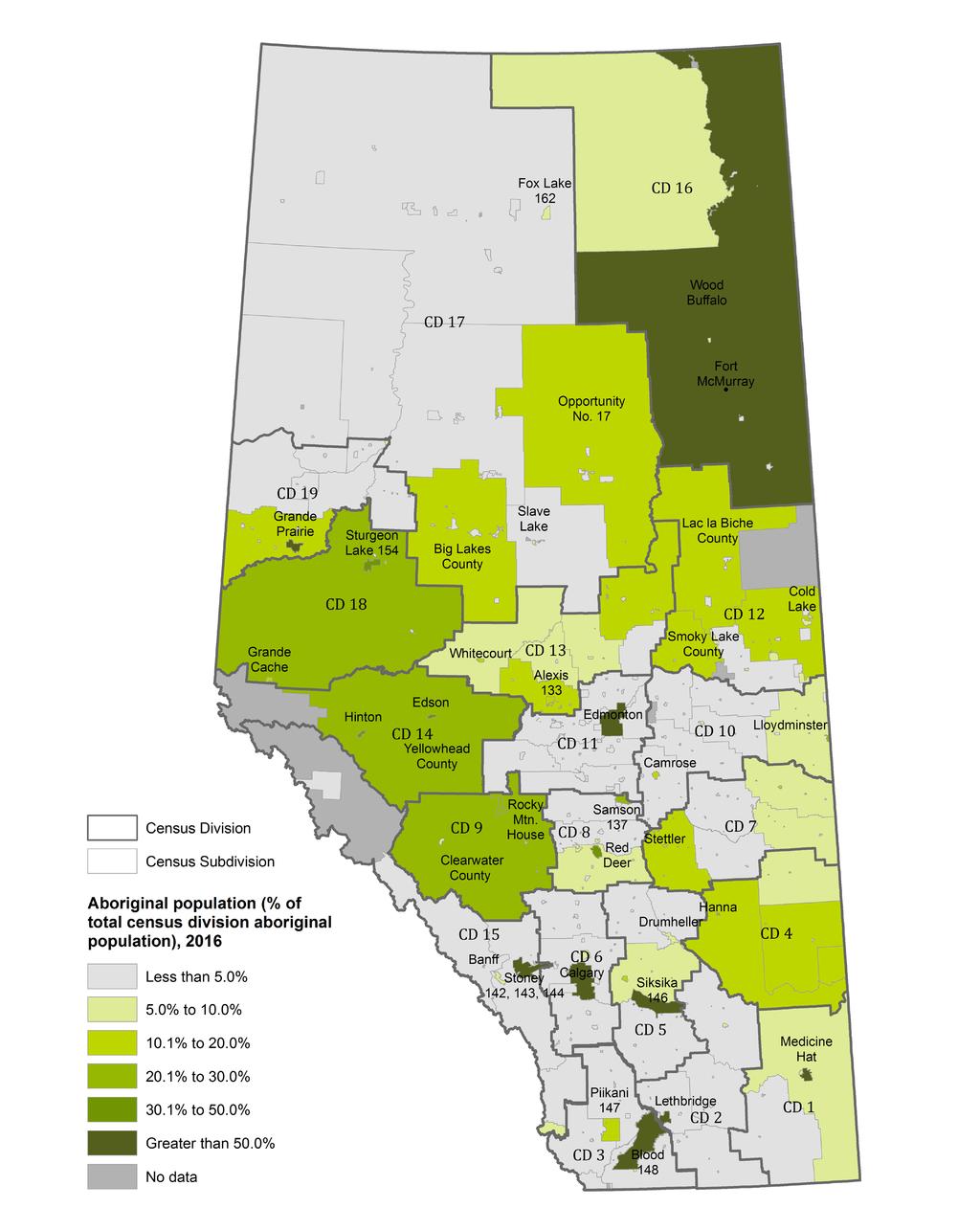 2016 Census of Canada - People Page 6/6 Map 2.