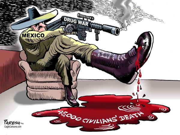 While Mexico is in this drug war within itself, thousands of civilian lives parish. The corruption in Mexico is a rising epidemic.