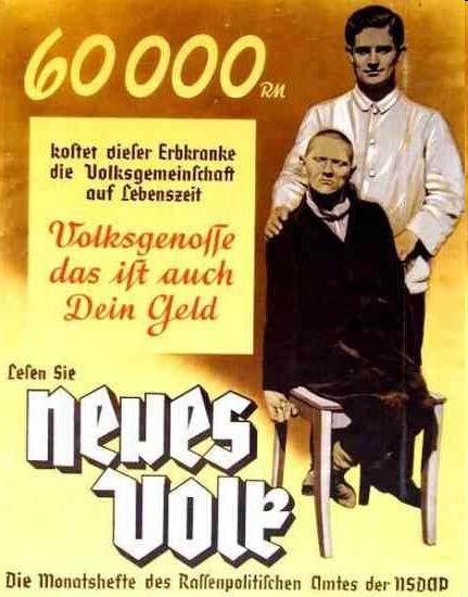 Eugenics and Economics Volksgemeinschaft = people s community Volkswagen = people s automobile This genetically ill person