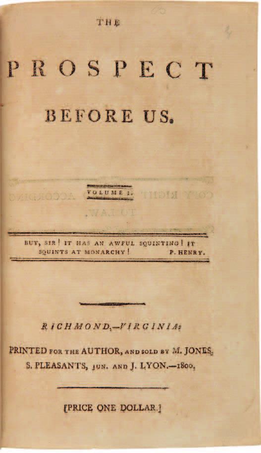 financed by Vice President Thomas Jefferson who was, along with James Madison, actively working against the president and his Federalist cohorts.
