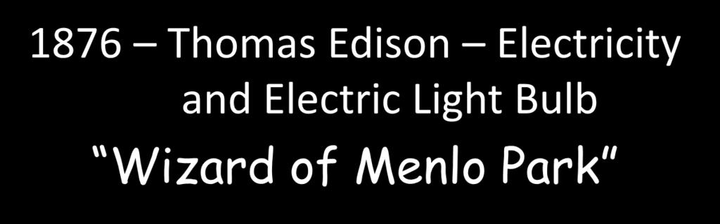 Thomas Alva Edison 1876