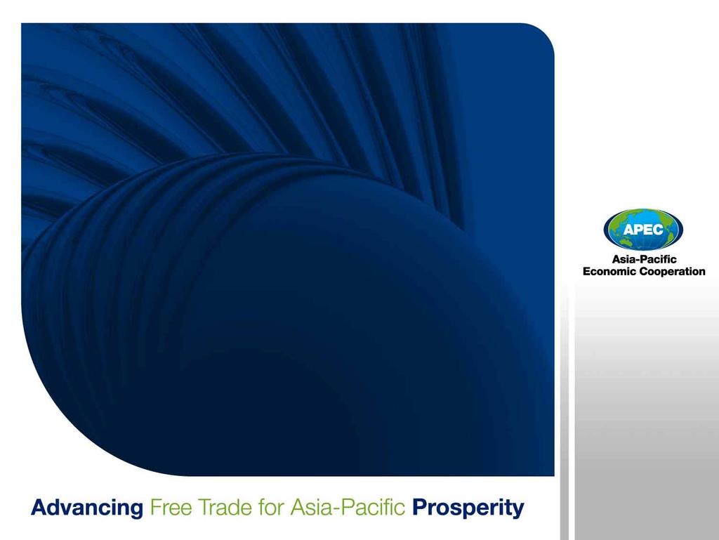 APEC Trade Facilitation Initiatives 3 October 2011 Seoul