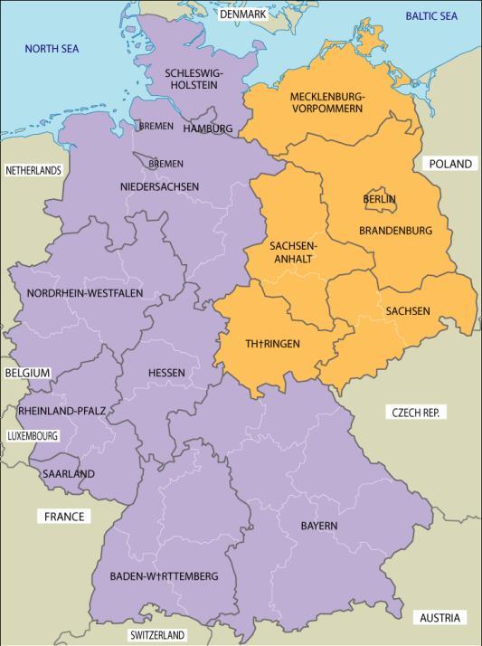 Germany-(Democratic) 3 zones controlled by US, Eng.