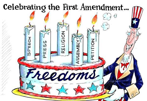 Civil Liberties Freedoms of religious and political expression in the 1 st Amendment Religion Establishment clause Free