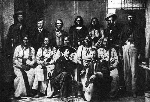 2. Sand Creek Massacre ( Nov 1864) a. Rev./Col. Chivington leads troop of volunteers/soldiers to Cheyenne Chief Black Kettle s camp at Sand Creek - purpose to kill peaceful Indians b.