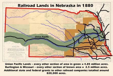 b. Pacific Railway Act: authorized construction of the Transcontinental RR ( 1 st one 1869) 1) gov t gave land grants to RRs to encourage the RRs to